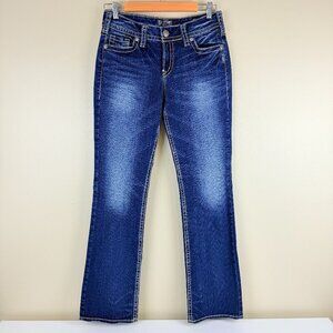 Silver Suki Mid Slim Bootcut Jeans W29 L33 Dark Wash